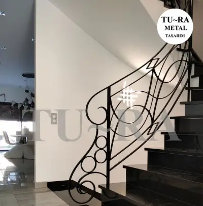 MODERN FERFORJE MERDİVEN KORKULUKLARI