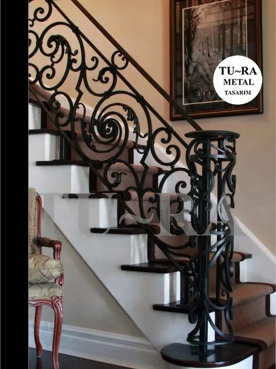 MODERN FERFORJE MERDİVEN KORKULUKLARI