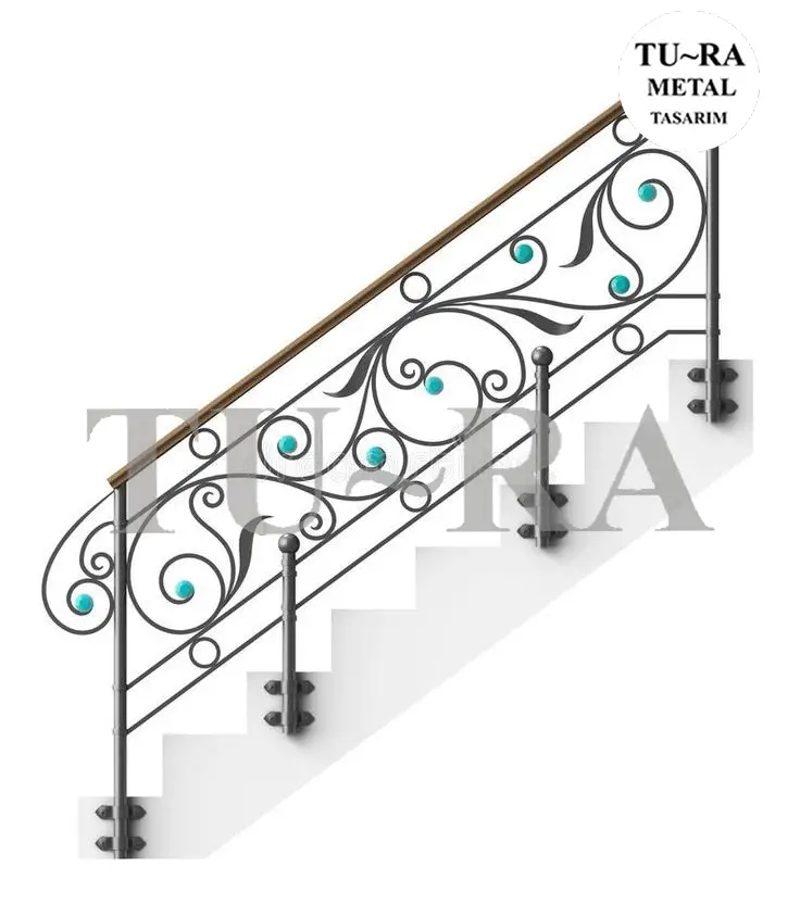 MODERN FERFORJE MERDİVEN KORKULUKLARI