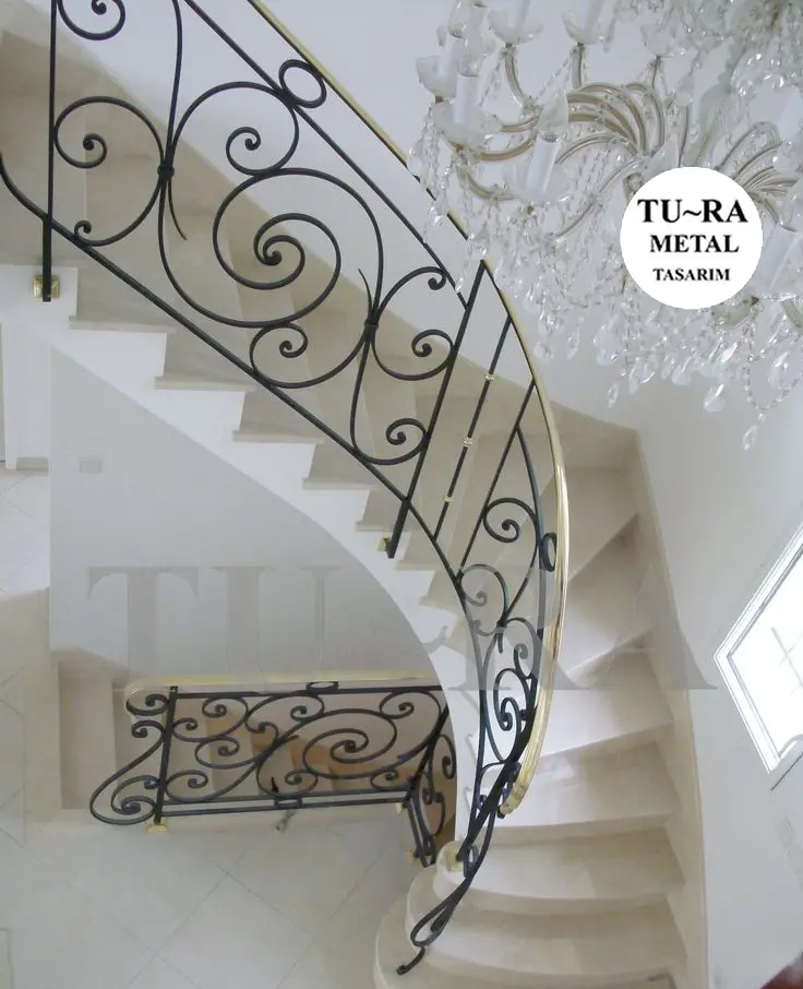 MODERN FERFORJE MERDİVEN KORKULUKLARI