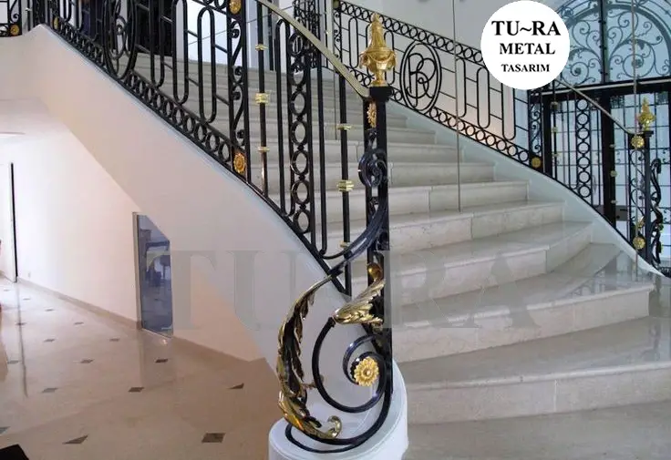 MODERN FERFORJE MERDİVEN KORKULUKLARI