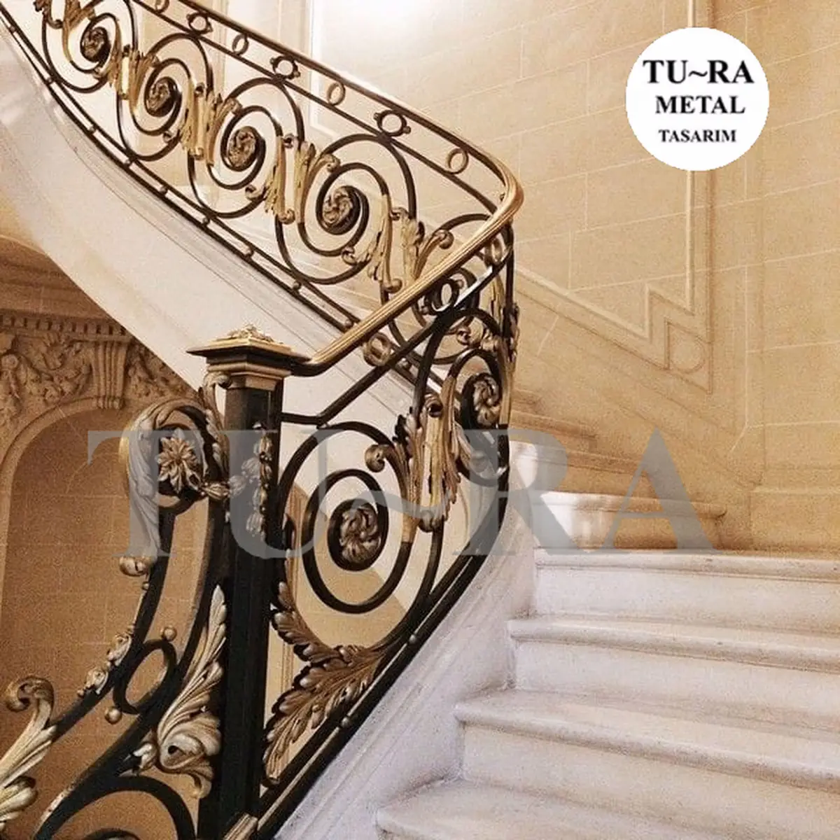 MODERN FERFORJE MERDİVEN KORKULUKLARI