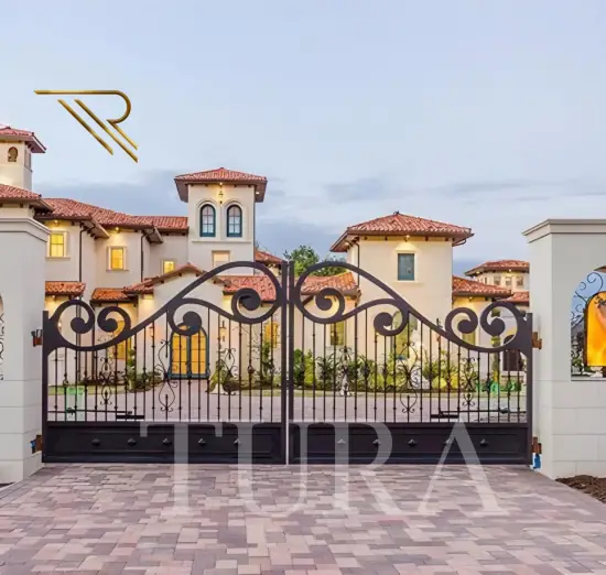 Ferforje villa kapıları