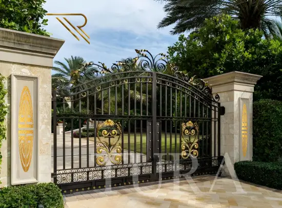 Ferforje villa kapıları