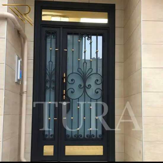 Ferforje apartman kapıları