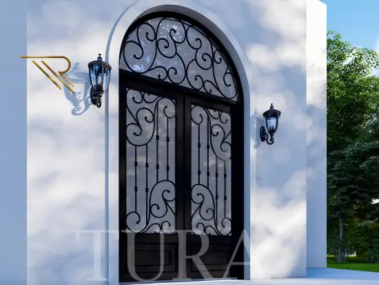 Ferforje villa kapıları