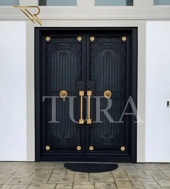 Ferforje apartman kapıları