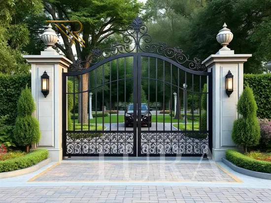 Ferforje villa kapıları