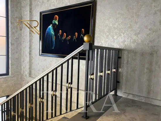 Modern merdiven korkuluk