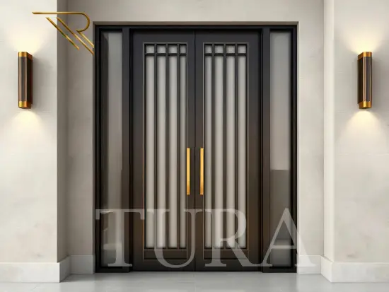 Modern bina kapıları